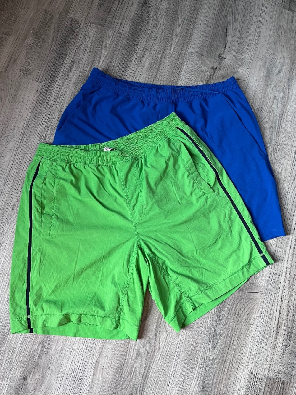 Lot of 2 Lululemon Shorts Mens XL Pace Breaker Lined Workout Athletic Gym